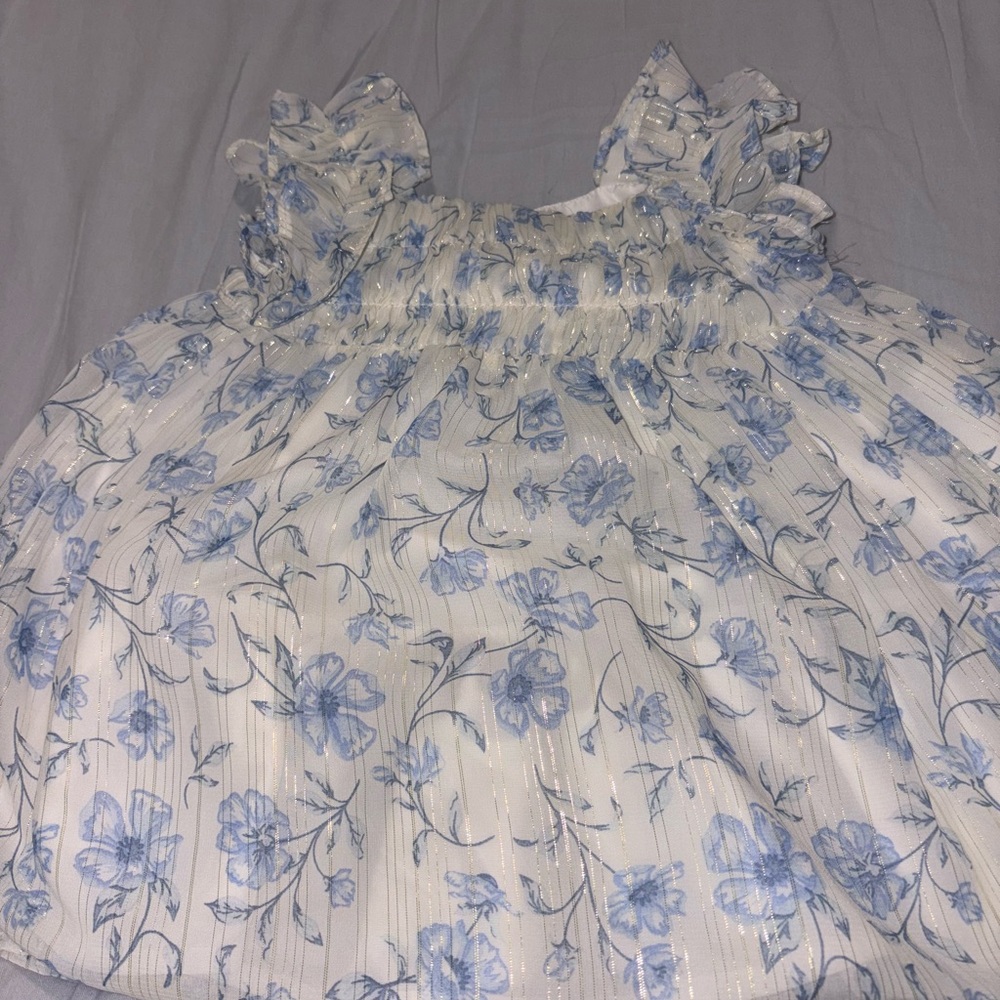 Rachel Zoe White and Blue Garment‎